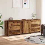vidaXL 3 kosa Komoda starinski les inženirski les | Shoptok.si