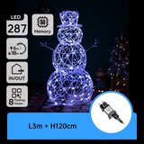 Brilagi LED spolja&amp;scaron;nja božićna dekoracija 3,6W/31/230V 6500K 120 cm IP44 snegović Slike