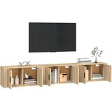  Zidni TV ormarići 3 kom boja hrasta sonome 80x34,5x40 cm | shoptok.hr