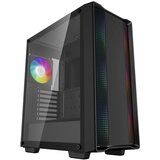 DeepCool Atx ohišje Cc560 Argb V2 kaljeno steklo črno, (21305634) Cene