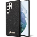 Guess GUHCS23LHGGSHK ovitek za Samsung Galaxy S23 Ultra 5G - črn z bleščicami Cene