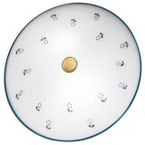 kolarz 731.U12.4.17- stropna svetiljka nonna 2xE14/60W/230V prečnik 32 cm plava/mesing | Eponuda.com