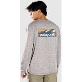Patagonia Cap Cool Daily Graphic Longsleeve Lycra feather grey | Shoptok.si