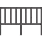  Uzglavlje za krevet sivo 146 x 4 x 100 cm od masivne borovine | shoptok.hr