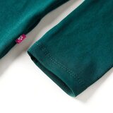  Dječja majica dugih rukava tamnozelena 140 | shoptok.hr