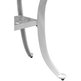  Vrtni stol bijeli 53 x 53 x 53 cm od lijevanog aluminija | shoptok.hr