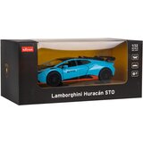  Licencirani metalni autić za igru Lamborghini Huracan STO 1:32 RASTAR - plavi | Shoptok.si