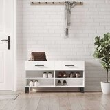  Klupa za cipele sjajna bijela 102x35x55 cm konstruirano drvo Cijene