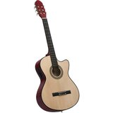 vidaXL Klasična gitara Western s prorezom, ujednačivačem i 6 žica | shoptok.hr