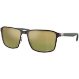 Ray-ban RB3721CH 188/6O Polarized ONE SIZE (59) Rjava/Zlata Cene