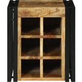 vidaXL Stojalo za vino 34,5 x 35 x 39 cm Trden les Grob mangov Cene