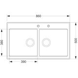 Sink Solution natura 160 plus | Shoptok.si