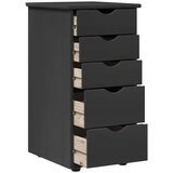 Kabinet Za omarice Siva 34 x 39 x 61,5 cm Masivno borovo les, (5000263244) | Shoptok.si