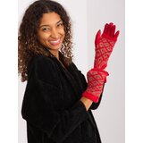Wool Fashion Italia Gloves-AT-RK-2310.61-Red | Shoptok.si