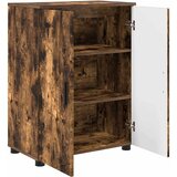  Kupaonski ormar s pohranom Dimljeni hrast 60 x 35 x 80 cm | shoptok.hr