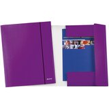  FASCIKL KLAPA S GUMICOM KARTON A4 WOW LEITZ 39830062 METALIK LJUBIČASTI | shoptok.hr