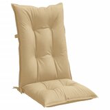  Jastuci za stolice 6 kom prošarano bež 120x50x7 cm od tkanine | shoptok.hr