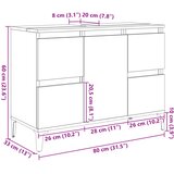  za umivaonik boja drva 80x33x60 cm konstruirano drvo | shoptok.hr