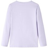  Dječja majica dugih rukava svjetloljubičasta 128 | shoptok.hr