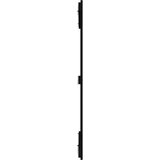  Zidno uzglavlje crni 95 5x3x110 cm od masivne borovine | shoptok.hr