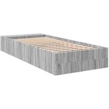 vidaXL Posteljni okvir siva sonoma 90x200 cm inženirski les | Shoptok.si