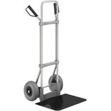 eurokraft pro aluminijast voziček za prevoz vreč, nakladalna površina šxg 450 x 500 mm, črne barve, pu-kolesa Cene