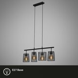 BRILO 4026-045 - Luster na sajli RETRO 4xE27/60W/230V | Eponuda.com