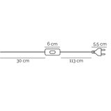  ONLI - Stona lampa AMADEUS 1xE27/15W/230V 72 cm zelena/zlatna | Eponuda.com