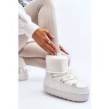 Boto Women's White Snow Boots with Lacing Toolsa | Shoptok.si