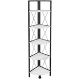 MID.YOU Kotni Regal Insasi 5, Bela, Črna | Shoptok.si