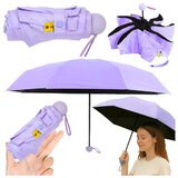  Sklopivi džepni kišobran s UV zaštitom UPF 50+ ljubičasta futrola 90 cm Cijene