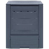  Vrtni kompostnik 3 kosi sive barve 60x60x73 cm 780 L | Shoptok.si