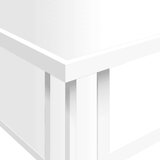  Zrcalni stolić za kavu 106x45x45 cm konstruirano drvo i staklo | shoptok.hr