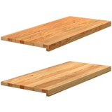  Prozorske klupice 2 kom svijetlosmeđe 90x40x2 cm masivne hrast | shoptok.hr