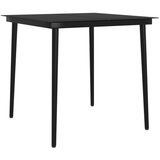  3-dijelni vrtni blagovaonski set s jastucima sivo-crni | shoptok.hr