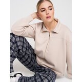 Sinsay Majica s patentnim zatvaračem i uspravnim ovratnikom | shoptok.hr