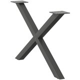 vidaXL Noge stolića za kavu X-oblika 2 kom antracit 70x(42-43)cm čelik Cijene