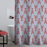 Catherine Lansfield Tuš zavjesa 180x180 cm Lobster – | shoptok.hr