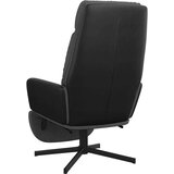  Stol za sproščanje z oporo za noge temno sivo blago, (20934725) | Shoptok.si