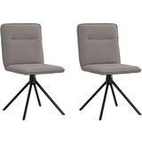 Furnova Jedilni stoli 2 kosa taupe blago, (21929629) | Shoptok.si