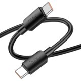 hoco. podatkovni polnilni kabel X96 Type C na Type C 1,m 100W 5A - črn | Shoptok.si