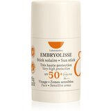 Embryolisse Sun Protection krema za sončenje v paličici SPF 50+ 15 g | Shoptok.si