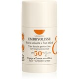 Embryolisse Sun Protection krema za sunčanje i sticku SPF 50+ 15 g | shoptok.hr