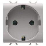GEWISS chorus, šuko uticnica 2P+E 16A, 2M, natural saten, GW13241 | Eponuda.com