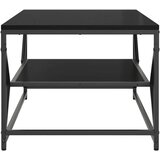  Kava Stol Crni hrast 90 x 50 x 40 cm Inženjerska drva i čelik | shoptok.hr
