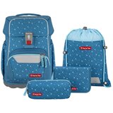 Step by Step Šolska torba – 4-delni komplet, BASIS Blue Hearts | Shoptok.si