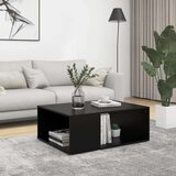  Klubska mizica črna 90x67x33 cm iverna plošča, (20711636) Cene