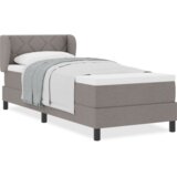  Box Spring postelja z vzmetnico Taupe 80x200 cm Tkanina, (22082791) | Shoptok.si