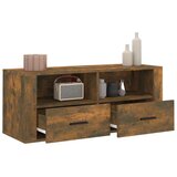 TV ormarić boja dimljenog hrasta 100x35x40 cm konstruirano drvo | shoptok.hr