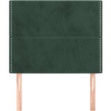  Posteljno vzglavje 2 kosa temno zeleno 90x5x78/88 cm žamet, (20952259) | Shoptok.si